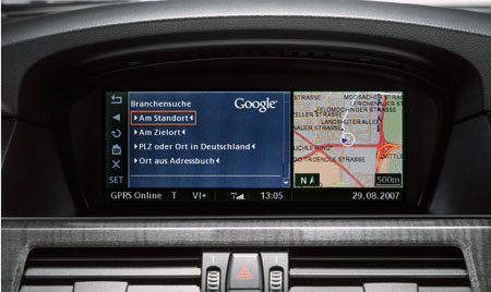 Фото - Google Maps появится на GPS-навигаторах автомобилей BMW