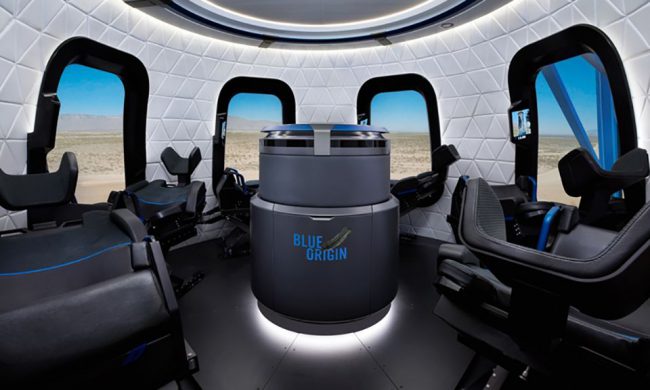 Фото - Blue Origin предложит посетителям выставки симуляцию полёта в космос