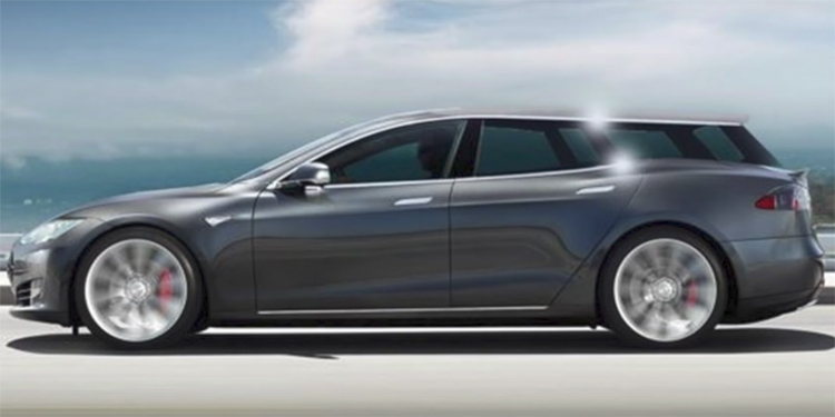 Фото - В Европе может появиться универсал на базе электромобиля Tesla Model S»